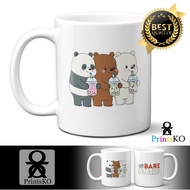 We Bare Bears Magic Mug or White Mug Shake Design