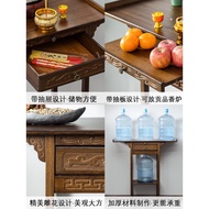 HY/💯Altar Altar Incense Burner Table Household Minimalist Modern Style Economical Buddha Shrine Tribute Table Cabinet Bu