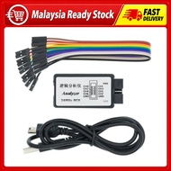 Logic Analyzer 24MHz Logic Analyzer Device USB Logic Analyzer Device Set Mini Digital Pocket Size 8 