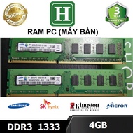 Ram PC DDR3 (PC3) 4Gb bus 1333 ram synchronous machine, super durable and stable,