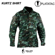 PLATATAC - Kurtz Shirt [Royal Thai Army] ชุดฝึกพราง ทบ. ชุดพรางทหารบก เสื้อแขนยาว ลายพราง ระบายอากาศ