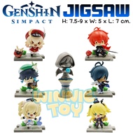 ฟิกเกอร์ โมเดล เกนชินอิมแพค 7 แบบ ฐานจิ๊กซอว์ Genshin impact winnietoys