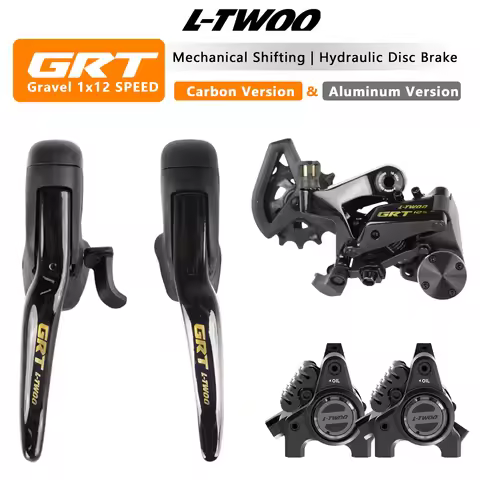 LTWOO GRT Disc 1x12s Gravel Hydraulic Disc Brake Groupset Carbon Fibre and Aluminum Alloy Two Versio