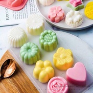 8-piece Pudding Mold Jelly Chocolate Mold Snowskin Mooncake Ice Tray Baking Creative Homemade Mold/White Sugar Miscellaneous Goods sugarshop