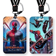 Spider-Man:Homecoming Studen Card Cover Boys ID Card Cover Landyard Card Holders Mrt Card Holder Business Card Holder