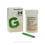 EasySure Blood Glucose Test Strips 25's