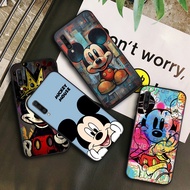 TPU Casing Phone Case Samsung A11 A12 A13 A14 A21S A22 A21 A23 Mickey Mouse Black Soft Case