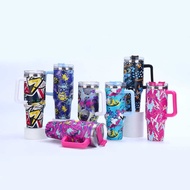 3d Printing 40oz Ice Master Cup with Handle Spray Plastic Stainless Steel Thermos Cup Large Capacity