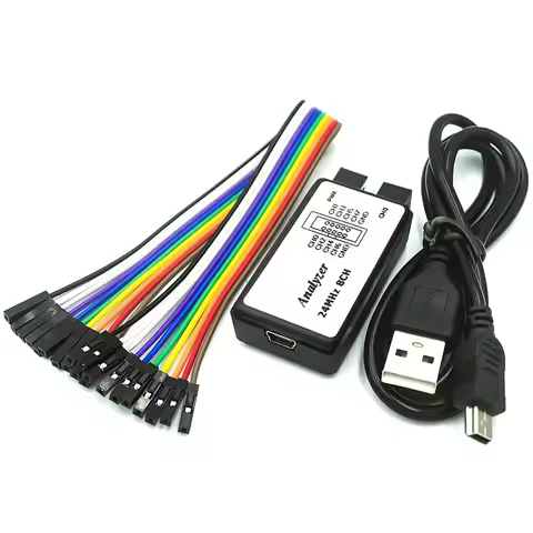 USB Logic Analyzer 24MHz 8 Channel 24M/seconds Logic Analyzer Debugger For ARM FPGA Logic Analyzer L
