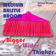 Medium Nylon Bristle Indoor Outdoor Wet Dry Broom Water Sweeper Penyapu Dalam Luar Rumah Kering Basa