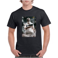 Ajith Kumar New Look - Thunivu Movie Poster cotton Round Neck T-shirt