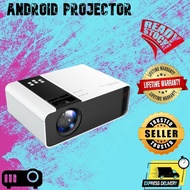 projektor 🎲First 20unit Offer 1080P 6000 lumens Android Mini Projector HD Projector WIFI LCD Led Projector