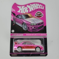 Hotwheels RLC Nissan Skyline R34 GT-R Pink
