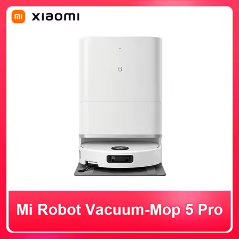Xiaomi 5 Pro Robot Vacuum Cleaner ，HD video one-way calls AI Three Camera identification,Raise and l