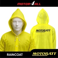 MOTOBATT-BAJU HUJAN (KUNING)