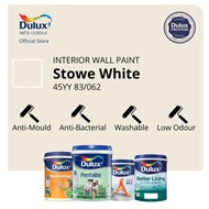 Dulux Wall/Door/Wood Paint - Stowe White (45YY 83/062) (Ambiance All/Pentalite/Wash &amp; Wear/Better Living)