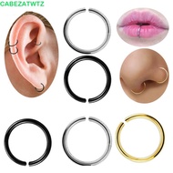 CABEZATWTZ Nose ring Tragus Ear Hoop Trendy Helix Cartilage Women Men Jewelry