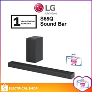 LG S65Q 3.1 ch High Res Audio Sound Bar with DTS VirtualX