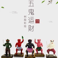 13cm Five Ghost Ornaments Small Statue Statue Colorful Resin Statue Religious Five Ghost Ornaments 2