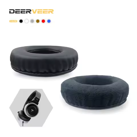 DEERVEER Replacement Earpad For AKG K67 K618 K619 Tiesto Dj Headphones Thicken Memory Foam Ear Cushi