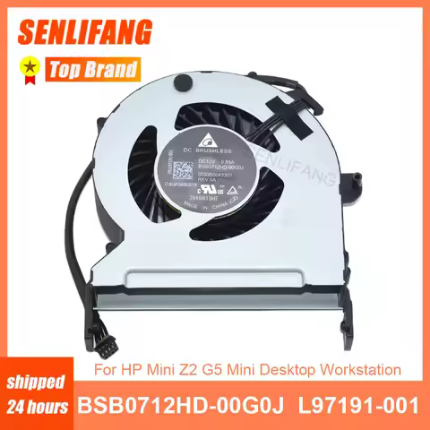 New GPU Fan L97191-001 For HP Z2 Mini G5 Mini Desktop Workstation Cooler BSB0712HD-00G0J 6033B008230