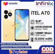 Infinix Itel A70 RAM 12+256(+) itel A70 RAM 12GB +128GB Rom(+) GARANSI 1 Tahun [ Exclusive ] ✓✓✓ 🔥HO