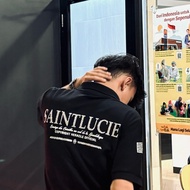 "SAINTLUCIE" Glitter Shirt OFFICIAL HERACLEOriginal
