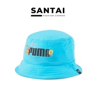 SFC PUMA Youth Sponge Bob Bucket Hat Kids Hat Topi Pantai Budak Beach Hats Kid Topi Budak 02454601