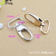 1 inci Aksesori Beg Gesper Atas Kecil Gesper Anjing Gesper Cangkuk Gesper Cangkuk Logam Gesper Beg K