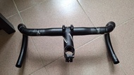 MERIDA 鋁合金公路車彎把+龍頭 鵝頸 單車 美利達 handlebar
