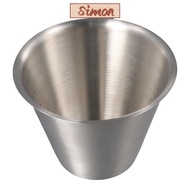 SIMONMY Measuring Cup, Ergonomic Handle Spout Pitcher Cup, Espresso Stainless Steel Scale Frothing P