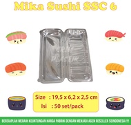 (Isi 100) Sushi Tray Plastik / Mika Sushi / Mika Sosis / Mika Herbal / Mika Serba Guna / Tray Sushi