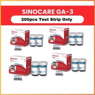 50/100/150/200 pcs SINOCARE GA-3 BLOOD GLUCOSE TEST STRIPS only