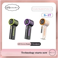 S-17 high speed handheld small fan portable outdoor mini turbine large wind power long battery life