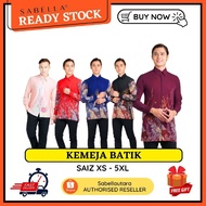 Baju Kemeja Batik Lelaki Ironless Tanpa Gosok By Sabella