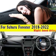 For Right Hand Drive 2018-2024 Subaru Forester Crosstrek Impreza XV GT SK Dashmat Dashboard Cover Instrument Panel Insulation Sunscreen Protective Pad Ornaments