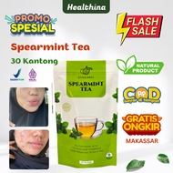 Spearmint Tea Ecoganic Anti-Acne Tea BPOM Hormonal Acne Contents 30 Makassar Official Distributor