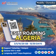 eSIM Algeria 3/5/10/20 GB Data | 15/30 Hari | eSIM Roaming | eSIM Travel