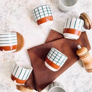 Keramik Ocha Line Terra Set Tea Glass