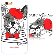 【Sara Garden】客製化 手機殼 蘋果 iPhone 6plus 6SPlus i6+ i6s+ 法國 文青 鬥牛犬 保護殼 硬殼