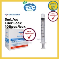 Syringe Picagari Luer Lock Luer Slip MDA 1/3/5/10/20/50 mL CC box packing bulk