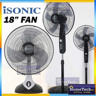 ISONIC 18 INCH TABLE FAN STAND FAN KIPAS MEJA 18 KIPAS DIRI 18 INCI POWERFUL STRONG WIND 5BLADE