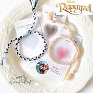 Rapunzel Couple Bracelet Free Box Free Sticker / Braided Bracelet Model Rapunsel Tangled