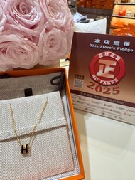 門市現貨Hermes mini pop H項鍊 Noir GHW黑金