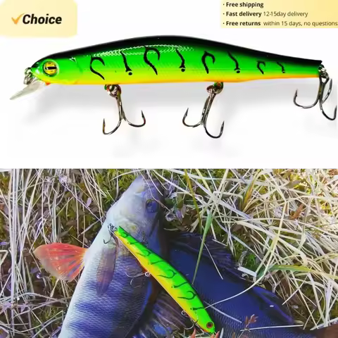 TSUYOKI Minnow Wobblers Watson 110mm 17g Magnet Weight System Long Cast Fishing Lure, Dive 0.8-1.2m 