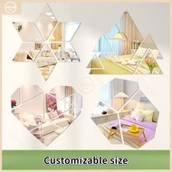 Acrylic soft mirror wall self-adhesive home dressing mirror sticker frameless HD perforation-free shaped full-length mirror