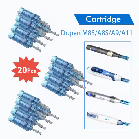 Agujas Dermapen Dr Pen M8s Replacement Needles 0.25mm - 12/18/24/36/42 Pin, Compatible with Dr.pen M