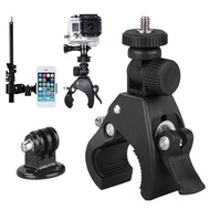 Metal Gopro Mount Bike Bicycle Motorcycle Handlebar Clamp for gopro Camera Mount Tripod Adapter For Gopro Hero 2 3