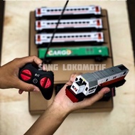 Mainan miniatur kereta api indonesia cc201 (Remote control)