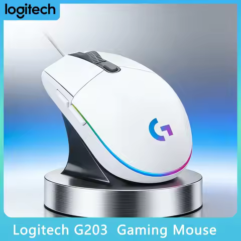 Logitech G203/G102 Ergonomic Gaming Mouse for Extended Sessions